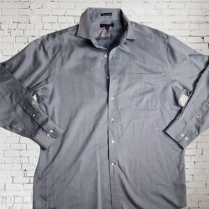 Tommy Hilfiger Men’s Dress Shirt – 16 32/33 Regular Fit – Non-Iron Cotton